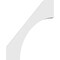 Ekena Millwork 4-in. W x 24-in. D x 30-in. H Westlake Architectural Grade PVC Knee Brace BRCP04X24X30WTL - alternate 4